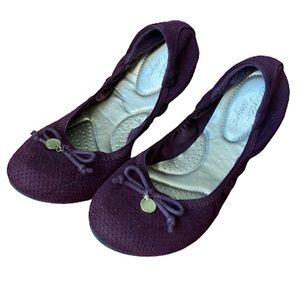 Purple Ballet Flats by Dexter Comfort
